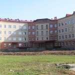 Кирпичная кладка больницы в Азово